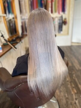 フリーク 石岡店(FREAK) 全頭ブリーチ【ホワイト系】