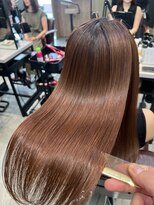 アディクト 東陽町西口(addict)&nbsp;サラサラになる縮毛矯正＿ミルクブラウン＿ロング［東陽町］