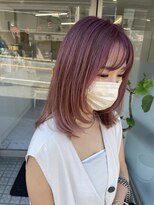ロペ(ROPE) 韓国風レイヤー×可愛いピンクカラー
