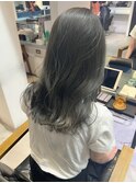 オリーブ オリーブグレー ブリーチなし 透明感 原宿 表参道