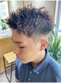 ジェットモヒカン/スパイキーショート/刈り上げ/フェード