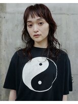 蜃気楼&nbsp;（（（蜃気楼）））オン眉バングとウェーブパーマ