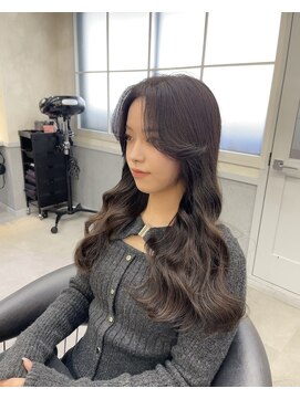 ロンドアヴァントゥス 池袋(Lond aventus) 韓国レイヤー/韓国風/ボブ/髪質改善/黒髪/ブリーチなし〔池袋〕