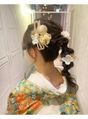 たまねぎポニーアレンジ