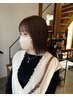 【ひかる、るな新規限定】カット＋カラー＋シンプルTR￥14350～→￥12200～