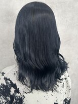 ルノン(LUNON)&nbsp;ブルーグレージュ/暗髪/ブリーチ