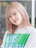 SHAMPOO LOVERS 長谷川 ホワイトミルクティーカラー