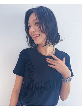 ツムグイロ ふわふわボブパーマ