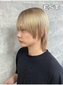 【メンズ】ブリーチカラー+馴染ませカット