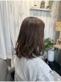 毛先ふわっとセミロング♪