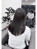 【人気No.3「平日限定」うる艶美髪に】カット＋縮毛矯正＋ナノバブル