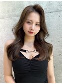 イメチェン外ハネボブ美髪ワイドバングミディアム縮毛矯正韓国