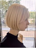 30代40代大人女性/前髪ありショートボブ/ショートヘア/髪質改善