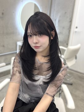 アイシー 表参道(ICY) ワンカールレイヤーカット/顔まわりカット/韓国ヘア