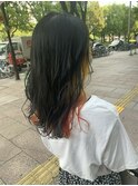 【BOTANIUM by Rr SALON】イエロー×オレンジインナーカラー☆