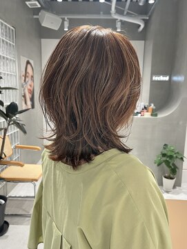 テクネ 天神大名(techne) 天神大名ダブルカラーショートボブショートカットハイライト