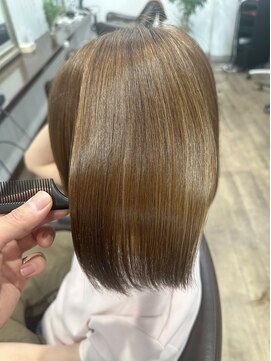 ヴィヴィ(VIVIE) 髪質改善ケアカラー質感再生大人可愛いカーキオリーブグレージュ