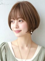 アビリタ(abilita)&nbsp;ショート ボブ 丸みボブ ベージュ アッシュ 透明感 顔周り 30代