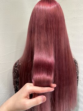 アジールヘア 池袋東口店(agir hair) ブリーチ&ダブルカラーチェリーピンク池袋東口