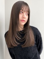 ラフ フロム ガーデン(Laf from GARDEN) ミディアム/レイヤーカット/顔周りカット/透明感カラー