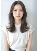 大人かわいい外はねレイヤースタイル