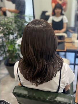 シャルムバイルーチェココ(CHARME by Lu'ce coco) 柔らかブラウン×ゆるウェーブ暗めカラー