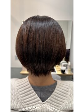 ルーシー(Lucy) ルーシー(Lucy)丸みショート/髪質改善/ココアブラウン