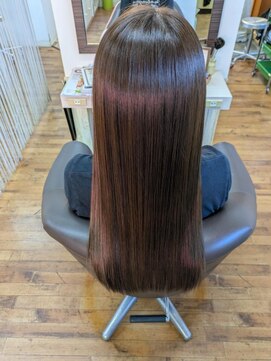 オブジェ ヘアープロデュース リタッチカラー　×　メテオトリートメント