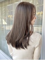 トーン 上大岡(tone.) ロングレイヤー*レイヤーカット*髪質改善 *アッシュベージュ*