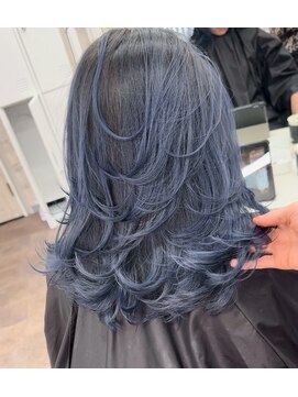 リファイン バイ アフィナー 本厚木店(Refine by Afinar) ブリーチハイライト髪質改善ダブルカラーレイヤーカット/本厚木