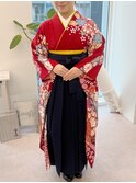 袴着付け/袴/卒業式着付け/着物/袴着付/袴ヘアセット/袴ヘア