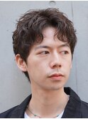 原宿短髪ルーズショートツイストスパイラルパーマ刈り上げ