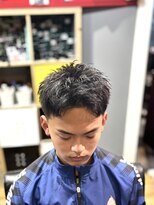 バーバーブロス(BAR BER bro's)&nbsp;浦安,テーパーフェード,スパイキーショート,メンズ