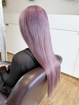 ルッツ(Lutz. hair design) 5/22 ホワイトラベンダーピンク【千代田彩夏】