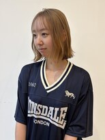 サラビューティーサイト 九大学研都市店(SARA Beauty Sight)&nbsp;ミルクティーベージュ/ボブスタイル/レディーススタイル