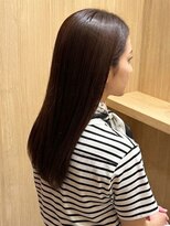 アエル 宝塚南口駅前店(aeru) 艶髪ダークブラウンロング【宝塚南口駅前駅】