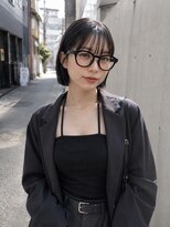 ヤード(YARD) シースルーバング×コンパクトボブ|黒髪でも軽やかに