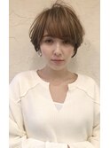 大人可愛い小顔ショート × 360°美シルエット