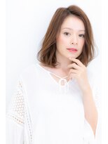 カバーヘア イヴ 戸頭店(COVER HAIR EVE) アシンメトリーなグラマラス小顔セミディZ戸頭30代40代50代