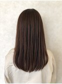 チェスナットブラウン×ストレート