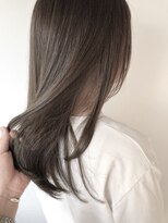 ネイヴィル(navile)&nbsp;ダークグレージュ×サラサラロング◯