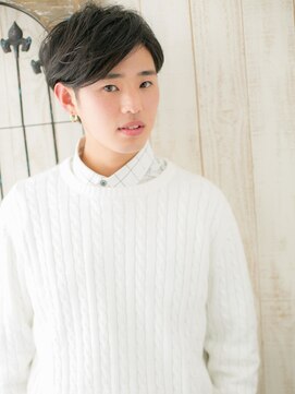 モッズヘア メン 南越谷南口店(mod's hair men) ダークアッシュ×コンマバングニュアンスマッシュM