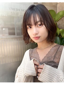 トゥルーズ(TLUUS) TLUUSショコラベージュ魅力倍増カールベビーバングボブルフ