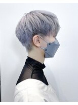 カンゴール サロン トウキョウ セントラル 原宿(KANGOL SALON TOKYO CENTRAL)&nbsp;マッシュ ハイトーン ペールシルバー ジェンダーレス