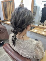 リッカ(RICCA)&nbsp;結婚式ヘアアレンジ☆ダウン編みスタイル