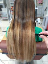 クアトログランシュ ひたちなか店(QUATRO×GranCieux)&nbsp;プレミアム髪質改善Before/After