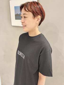 フェン ヘアーアイス(Fen.hair ici) 20代30代40代大人かっこいいハイライトブリーチ無造作ショート