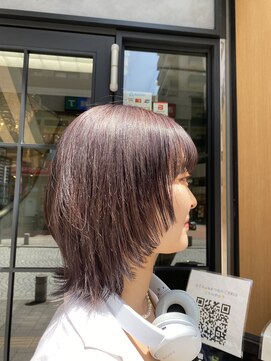 ジュイール(jouir) パープルシルバー/ミルクティーピンク[20代30代］