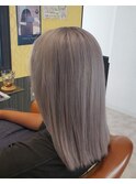 Wブリーチのパープルピンクブリーチ☆彡