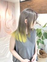 クラン(cLan.)&nbsp;【ミルクティーグレー×ネオンイエロー】by タナカ